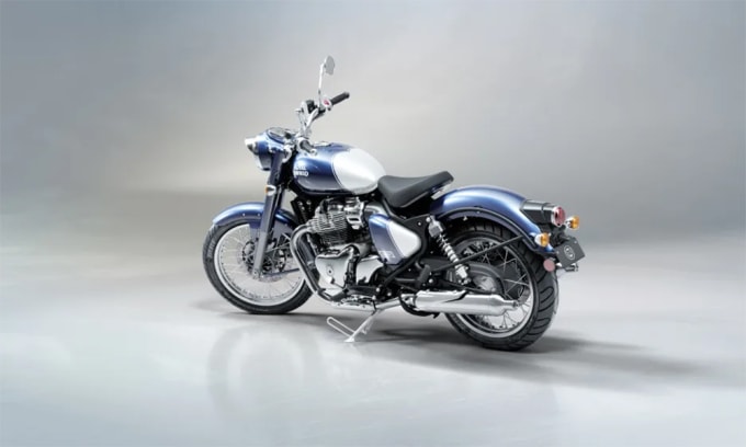 Xe trang bị động cơ 2 xi-lanh thẳng hàng công suất 46,4 mã lực. Ảnh: Royal Enfield