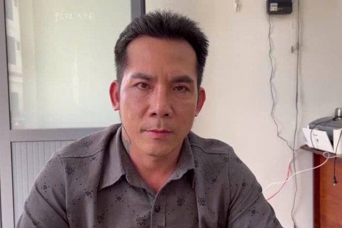 Nguyễn Thế Anh lúc bị bắt. Ảnh: Ngọc Oanh