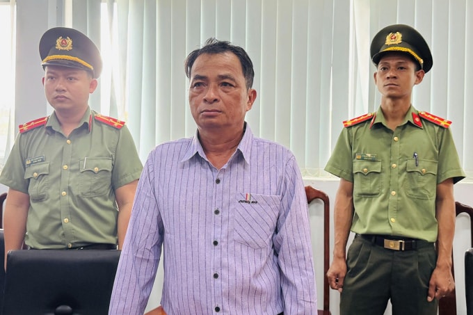 Y Nuen Ayŭn lúc bị bắt. Ảnh: Ngọc Oanh