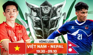 Xem trực tiếp bóng đá Việt Nam đấu với Nepal, vòng loại Asian Cup trên kênh nào?
