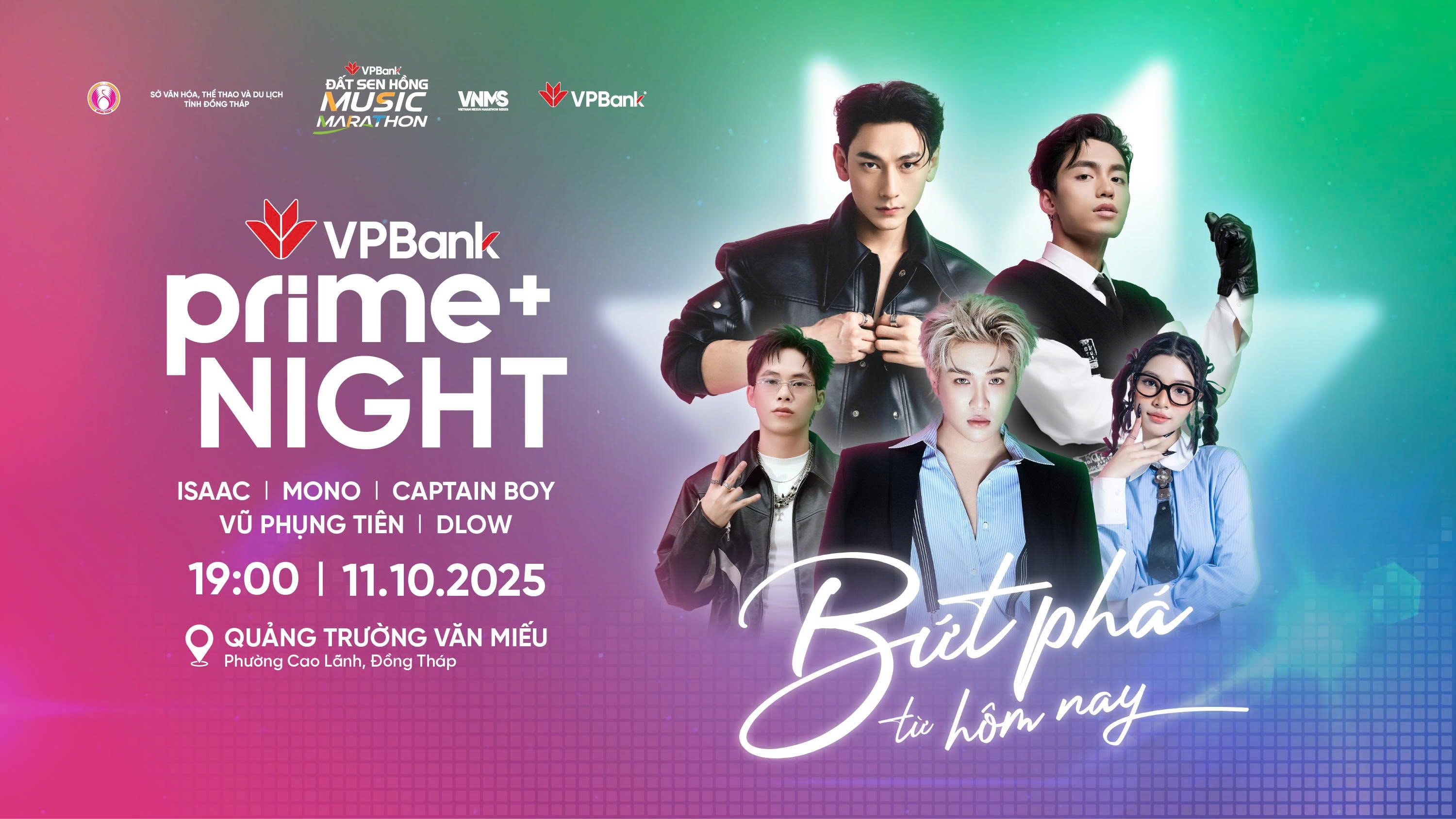 Đêm nhạc Prime Night - VPBank Đất Sen Hồng Music Marathon lộ dàn line-up gây sốt - 1