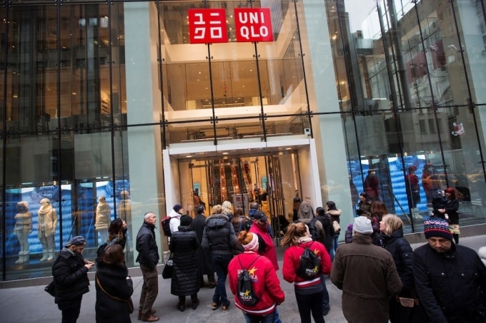 Một cửa hàng của Uniqlo ở New York (Mỹ). Ảnh: Reuters