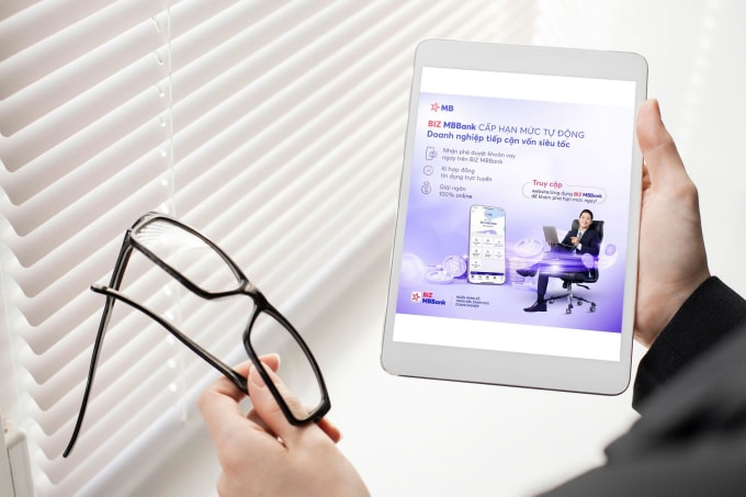 BIZ MBBank cung cấp nhiều giải pháp hỗ trợ doanh nghiệp SME. Ảnh: MB