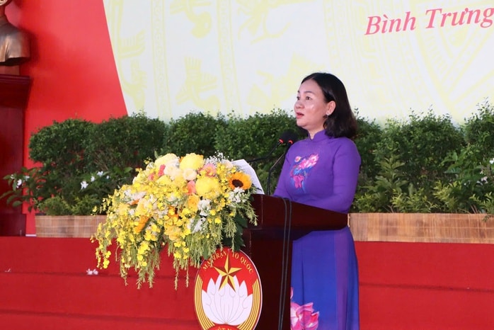 Phó Chủ tịch thường trực Ủy ban MTTQ Việt Nam TP HCM dự Đại hội phường Bình Trưng- Ảnh 1. Phường Bình Trưng tổ chức Đại hội MTTQ Việt Nam lần thứ I, nhiệm kỳ 2025 - 2030 - Ảnh 1.