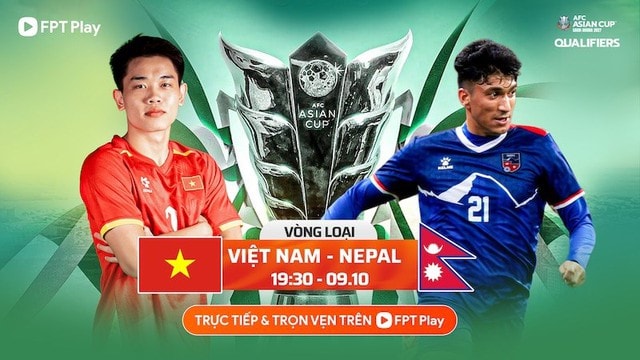 Lịch thi đấu bóng đá hôm nay ngày 9/10 - 10/10: Đội tuyển Việt Nam đấu Nepal- Ảnh 1.