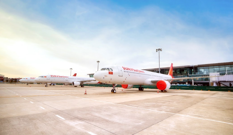 Các tàu bay của Sun PhuQuoc Airways. Ảnh: Sun Group