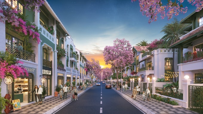 Flora Avenue hứa hẹn mang đến tiềm năng thương mại. (Ảnh: Sun Property)