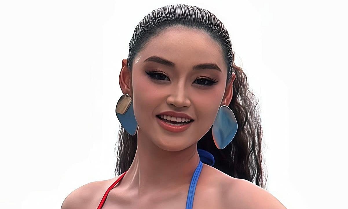 Yến Nhi diễn áo tắm tại Miss Grand International