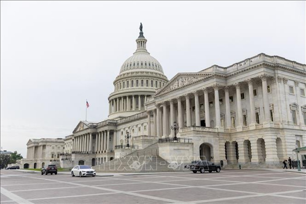 Tòa nhà Quốc hội Mỹ tại Washington D.C. (Ảnh: THX/TTXVN)