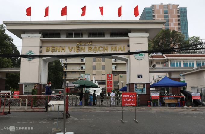Bệnh viện Bạch Mai là một trong những cơ sở y tế lớn Bộ Y tế đang quản lý trực tiếp. Ảnh:Ngọc Thành