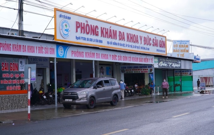 Phòng khám đa khoa Y Đức Sài Gòn, nơi  Hưng từng hành nghề khám bệnh, chữa bệnh. Ảnh: An Minh