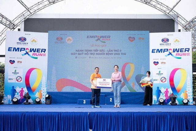 Gần 3000 người tham gia Giải chạy “Hành trình tiếp sức” hỗ trợ người bệnh ung thư - Ảnh 1.