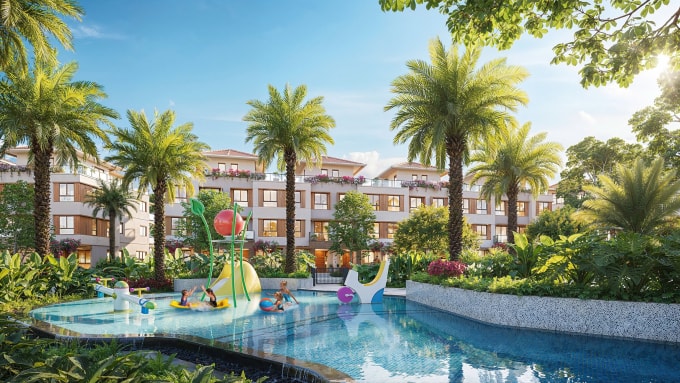 Phối cảnh tiện ích nội khu dự án. Ảnh: Nam Long