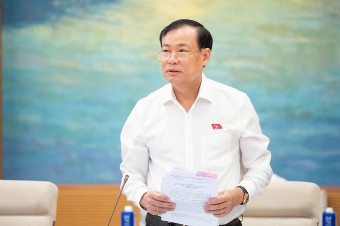 Chủ nhiệm Ủy ban Quốc phòng An ninh và Đối ngoại Lê Tấn Tới. Ảnh: Trung tâm báo chí Quốc hội
