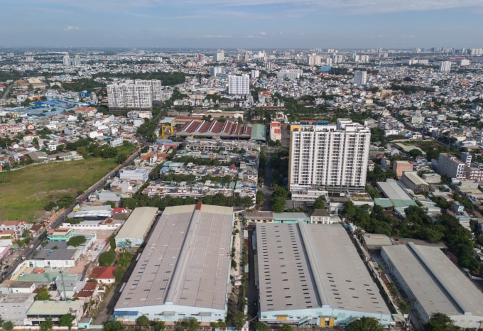 Bất động sản khu đông TP HCM, thuộc phường Dĩ An (tỉnh Bình Dương cũ). Ảnh: Quỳnh Trần