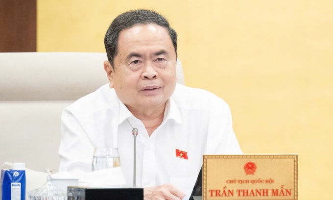 Chủ tịch Quốc hội Trần Thanh Mẫn. Ảnh: Cổng TTĐT Quốc hội