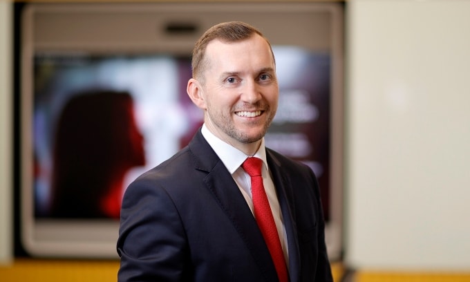 Ông Phil Wright, Giám đốc cấp cao Khối nghiệp vụ ngân hàng HSBC Việt Nam. Ảnh ngân hàng cung cấp