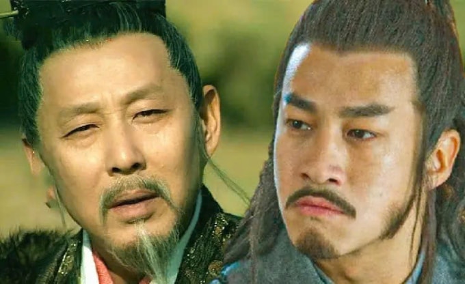 Tạo hình Lưu Bang và Hạng Vũ. Ảnh: Baidu