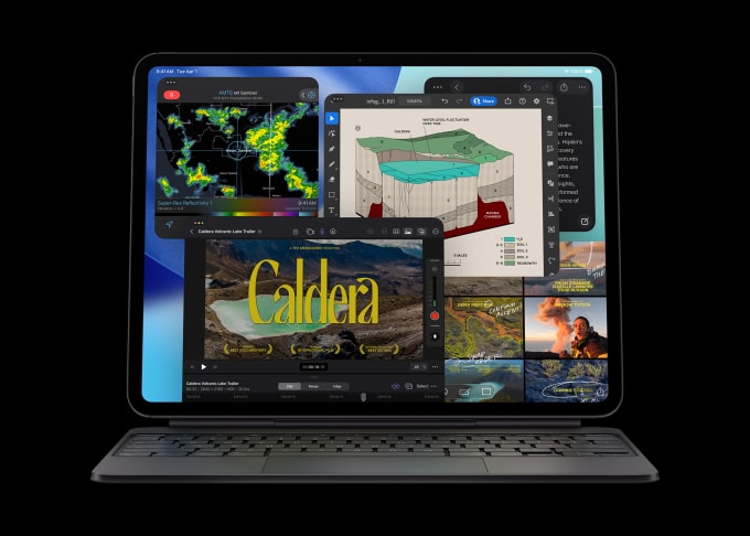 iPad Pro M5 có thể kết nối màn hình ngoài tối đa 120 Hz.