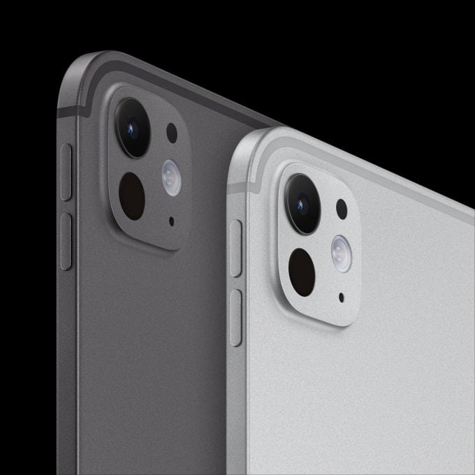 Hai lựa chọn màu sắc là đen và bạc trên iPad Pro mới.