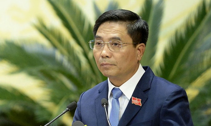 Ông Nguyễn Doãn Anh phát biểu tại Đại hội Đảng bộ tỉnh Thanh Hoá ngày 15/10. Ảnh: Lê Hoàng