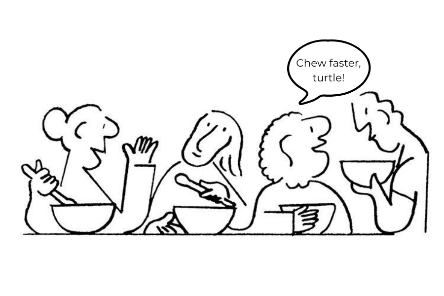 Khi người ăn chậm lên tiếng kêu oan 