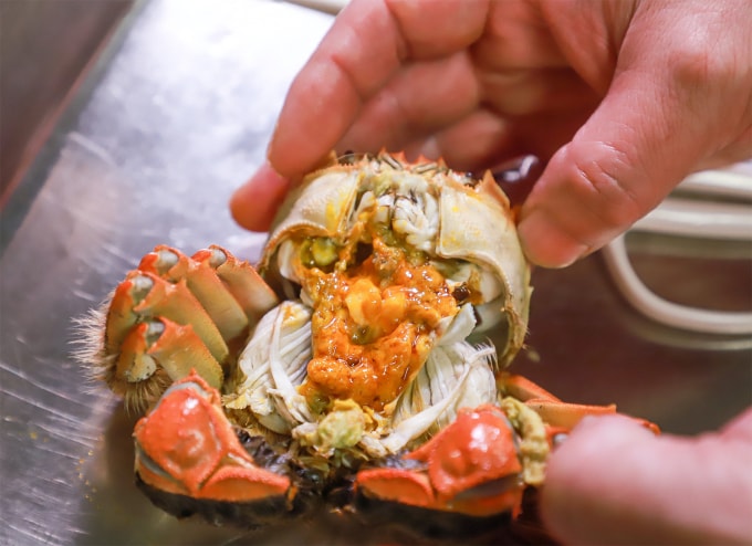 Cua lông Thượng Hải. Ảnh: Untourfoodtour