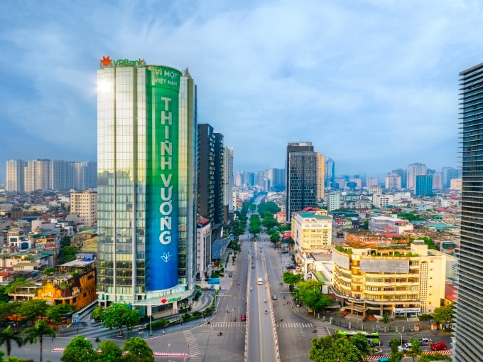 Trụ sở chính của VPBank tại Láng Hạ, Hà Nội. Ảnh: VPBank