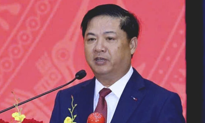 Ông Lương Nguyễn Minh Triết phát biểu nhận nhiệm vụ. Ảnh: Ngọc Oanh