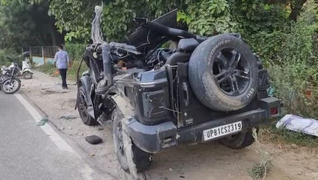 Xe Jeep chạy quá tốc độ tông trúng 2 chị em, 1 người tử vong, 1 người nguy kịch - Ảnh 1.