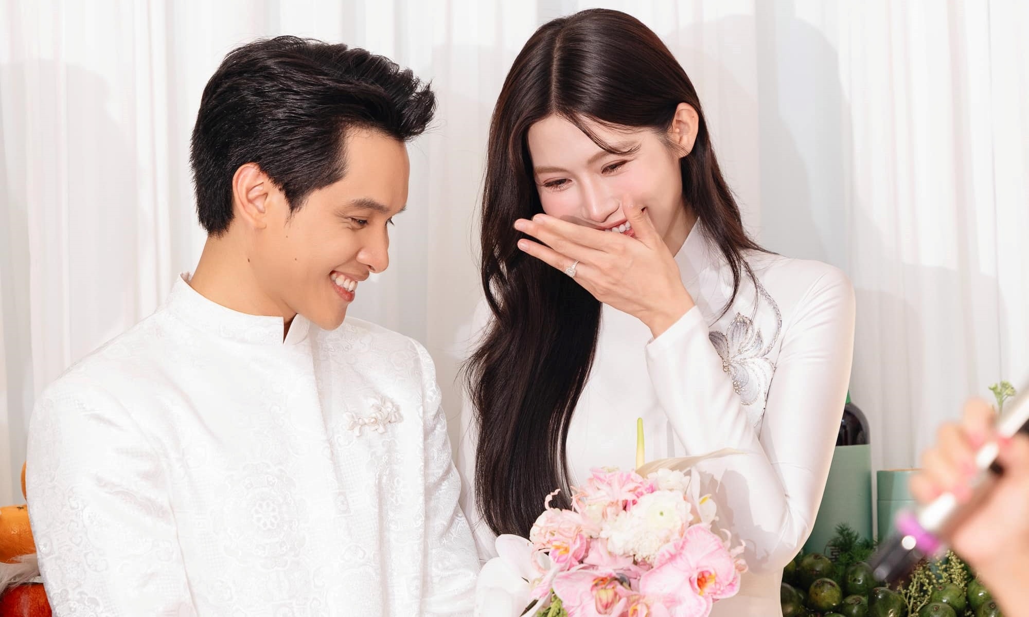 Lễ ăn hỏi của Á hậu Quỳnh Châu