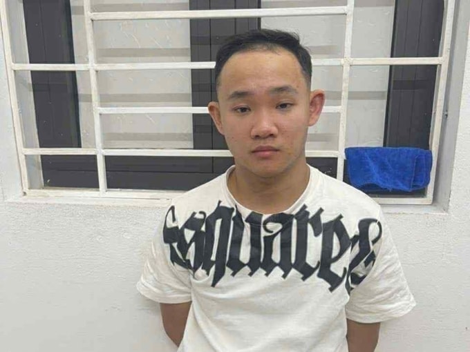 Bùi Ngọc Đức khi bị bắt. Ảnh: Công an Quảng Ninh