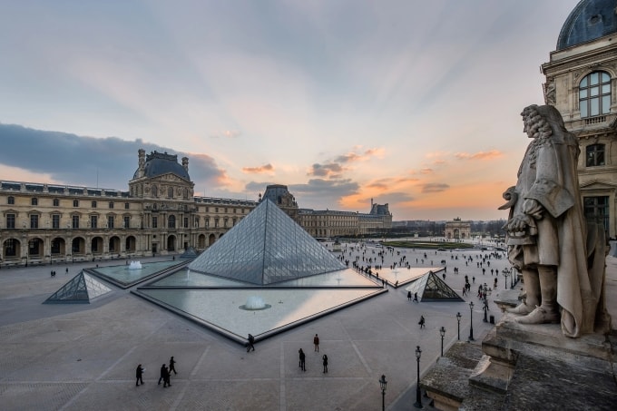 Bảo tàng Lourve tại thủ đô Paris của Pháp. Ảnh: Louvre.fr