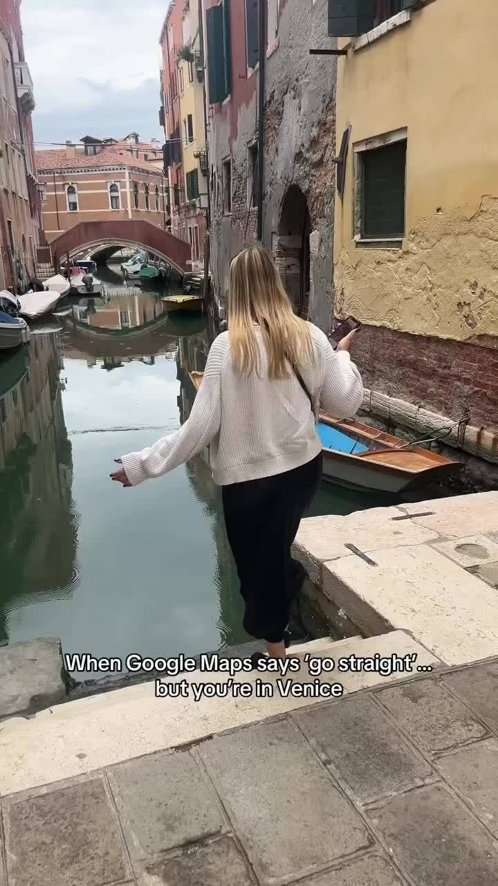 Ngã xuống kênh đào Venice vì tin lời Google maps