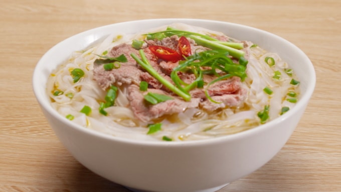 Phở - món ăn truyền thống nổi tiếng của ẩm thực Việt Nam. Ảnh: Acecook Việt Nam