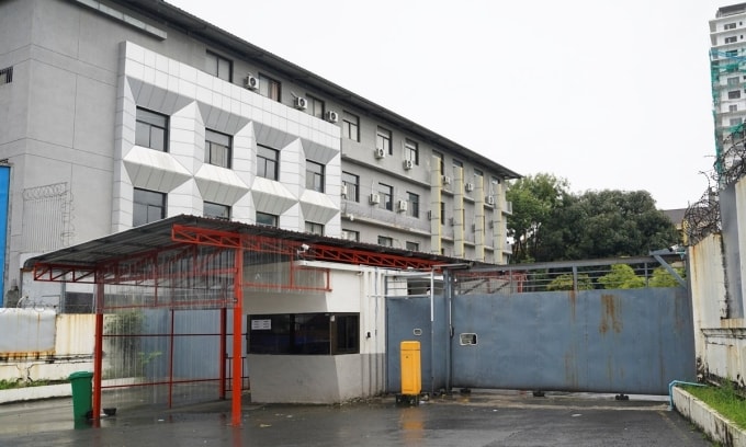 Một khu phức hợp bị cáo buộc là trung tâm lừa đảo ở Sihanoukville. Ảnh: Reuters