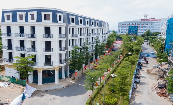 Tiến độ dự án Cẩm Khê Central Park hòi tháng 10. Ảnh: CĐT