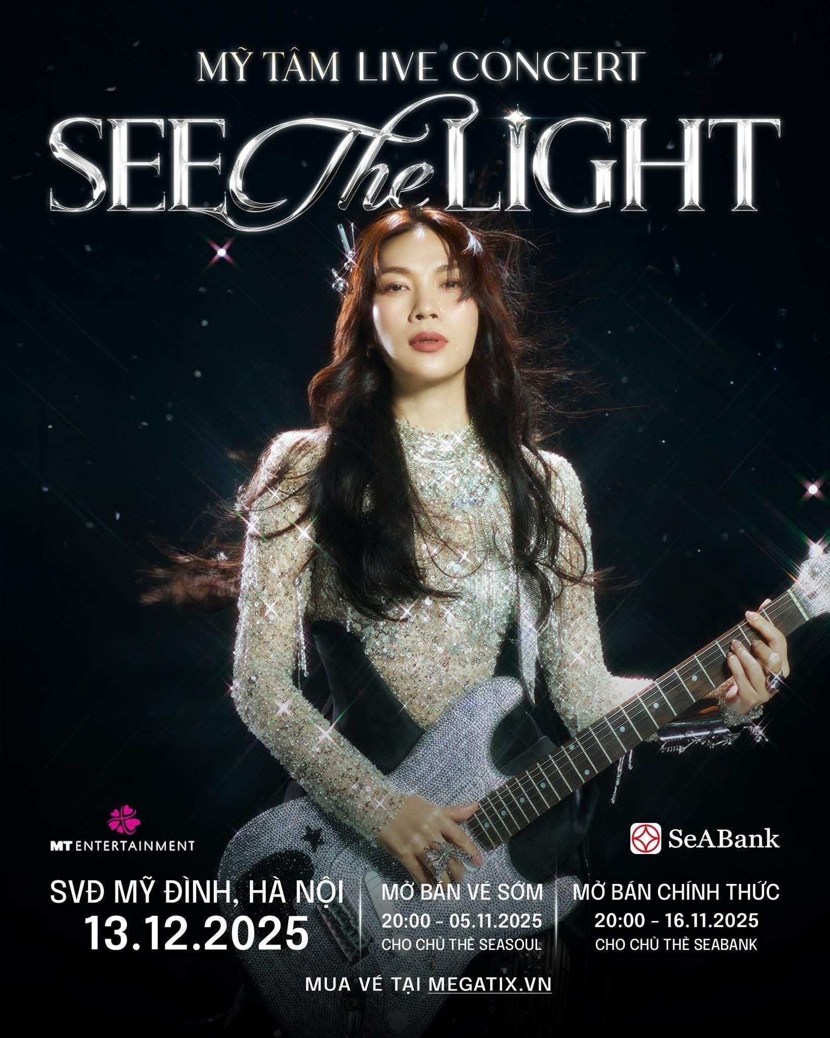 SeABank mang cơ hội săn vé miễn phí trải nghiệm Mỹ Tâm Live Concert 2025 - 2