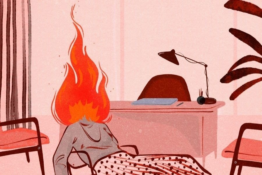 Tâm trí quá tải khiến bạn trở nên khó chịu với mọi thứ (Pinterest)