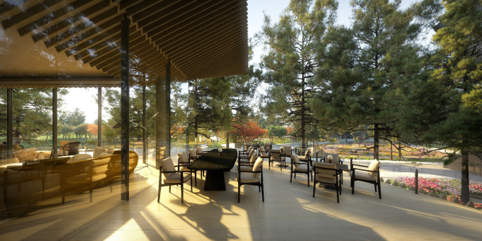 Haus Private Club nằm giữa rừng thông Đà Lạt. Ảnh: Haus Da Lat