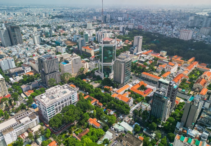 Bất động sản khu trung tâm TP HCM, tháng 7/2025. Ảnh: Quỳnh Trần