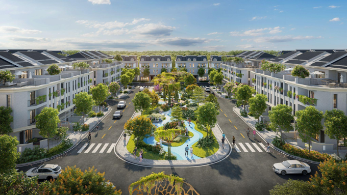 Phối cảnh tổ hợp biệt thự Salacia Villas. Ảnh: VinaLiving