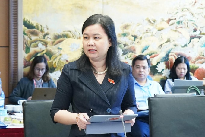 Phó chủ nhiệm Ủy ban Pháp luật và Tư pháp Nguyễn Phương Thủy. Ảnh: Cổng TTĐT Quốc hội