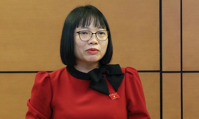Đại biểu Nguyễn Thị Việt Nga. Ảnh: Hoàng Phong