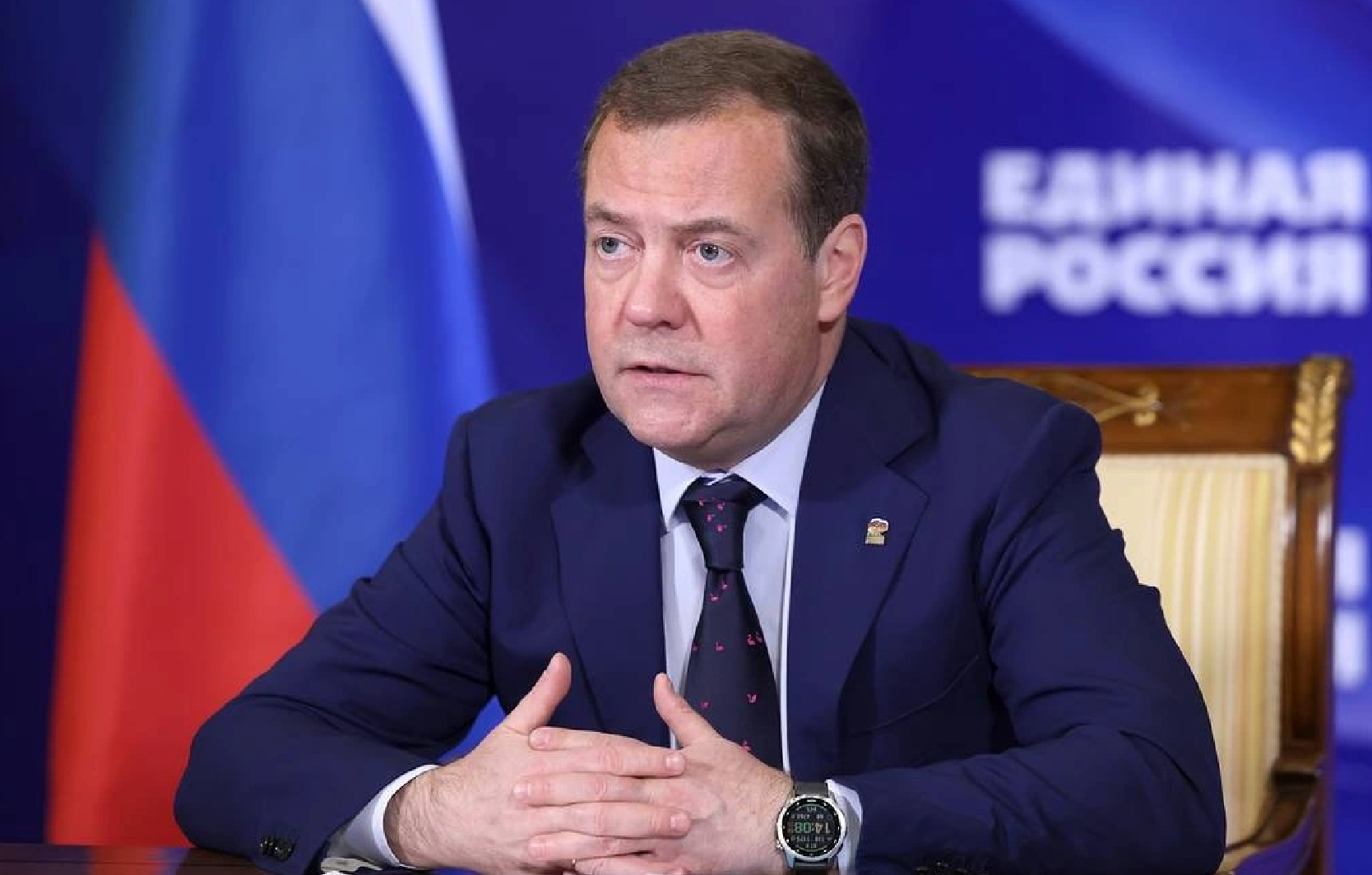 Phó Chủ tịch Hội đồng An ninh Nga Dmitry Medvedev. (Ảnh: Tass)