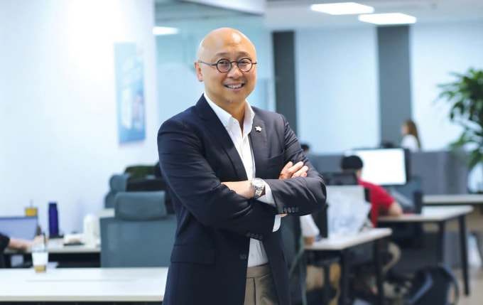 Ông Kevin Kwon tại văn phòng Prudential. Ảnh: NVCC