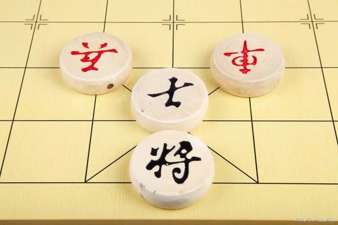 Khu vực cửu cung trong cờ tướng. Ảnh: Baidu