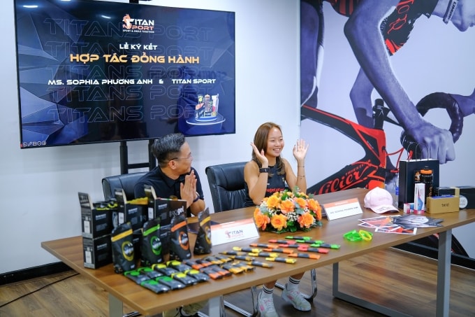 VĐV Sophia Phương Anh chia sẻ kế hoạch hoạt động thời gian tới. Ảnh: Titan Sport