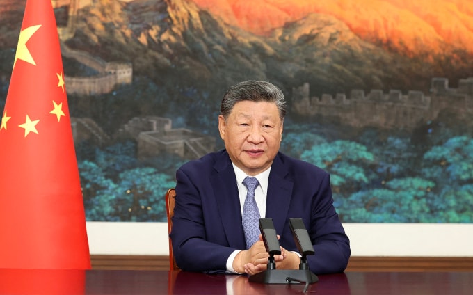 Chủ tịch Trung Quốc Tập Cận Bình tại Bắc Kinh ngày 24/9. Ảnh: AFP