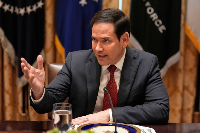 Ngoại trưởng Marco Rubio tại Nhà Trắng hôm 17/10. Ảnh: AP